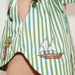 Bisou Embroidered Short Alemais