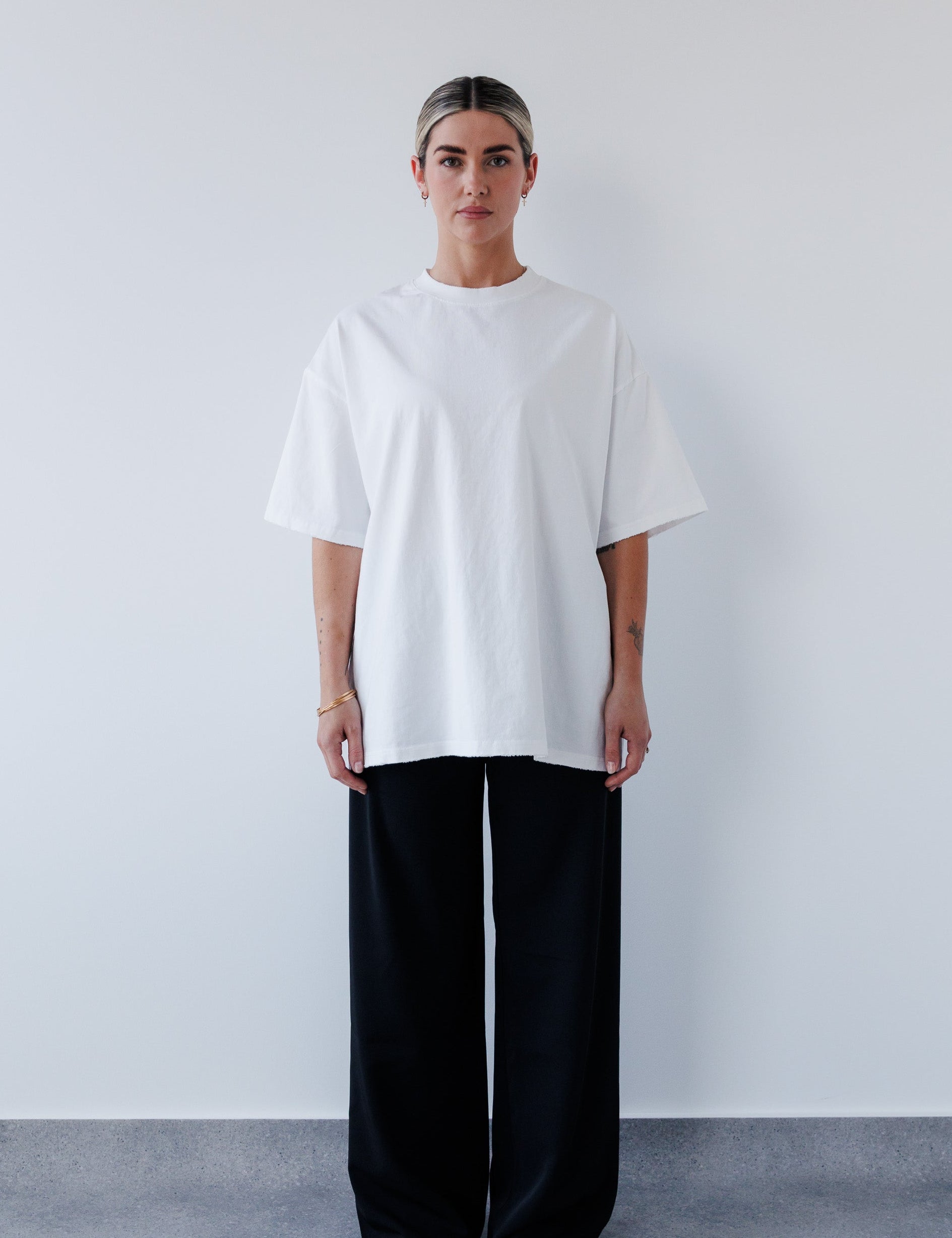 Jasper Tee in White Mabel