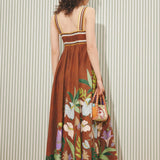 Alfie Twist Dress in Chocolate