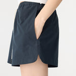Crushed Cotton Tennis Short in Ink Bassike