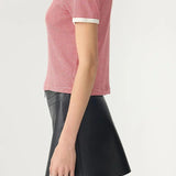 Stripe Rib Baby S/S T-Shirt