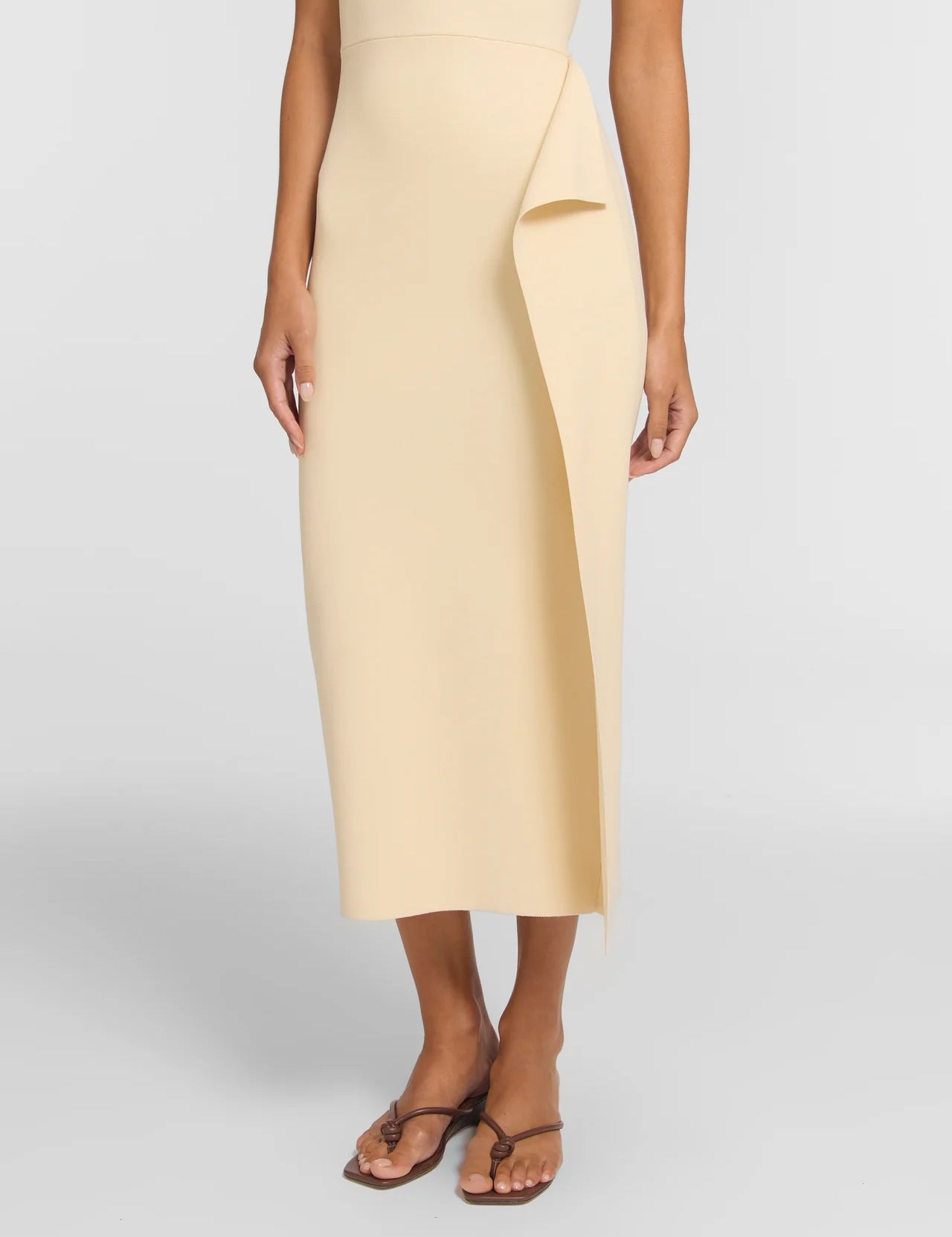 Honeydew Dress in Buttermilk Viktoria + Woods