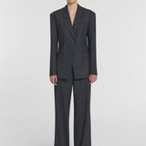 Michigan Blazer in Black Pinstripe Cloth Lifestyle Boutique