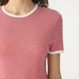 Stripe Rib Baby S/S T-Shirt