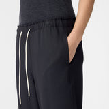 Twill Minimal Pant in Black BASSIKE