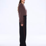 Valentina Pant in Black/Brown