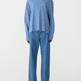 Stripe Boyfriend Long Sleeve T-Shirt