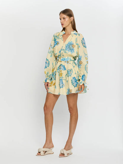 Giselle Blouson Mini Dress