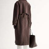 Arna Coat in Chocolate