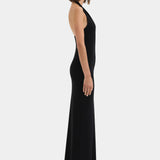 Solari Halter Twist Dress Sir.