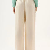 Miles Pant in Ivory Roame