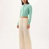 Miles Pant in Ivory Roame