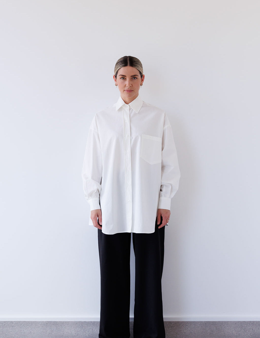 Bec Shirt in White Mabel