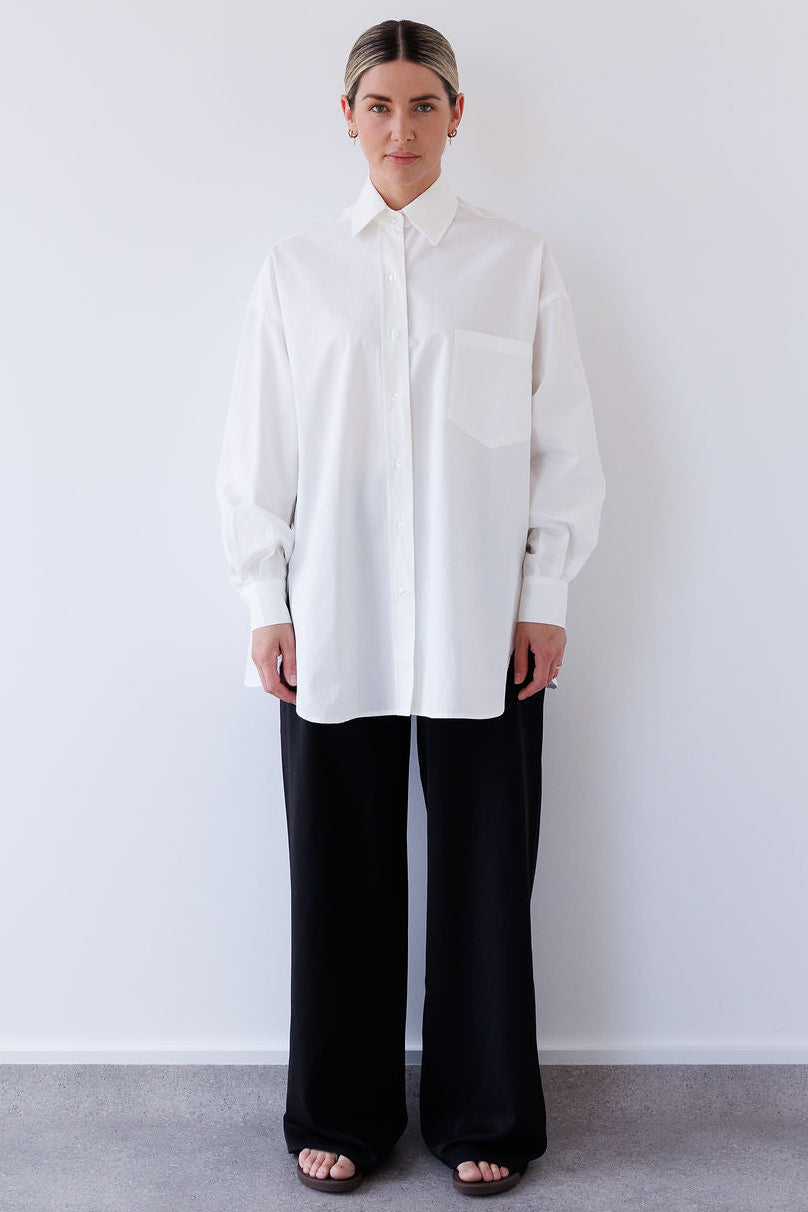 Bec Shirt in White Mabel