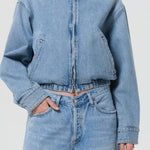 Nile Jacket in Space Blue AGOLDE