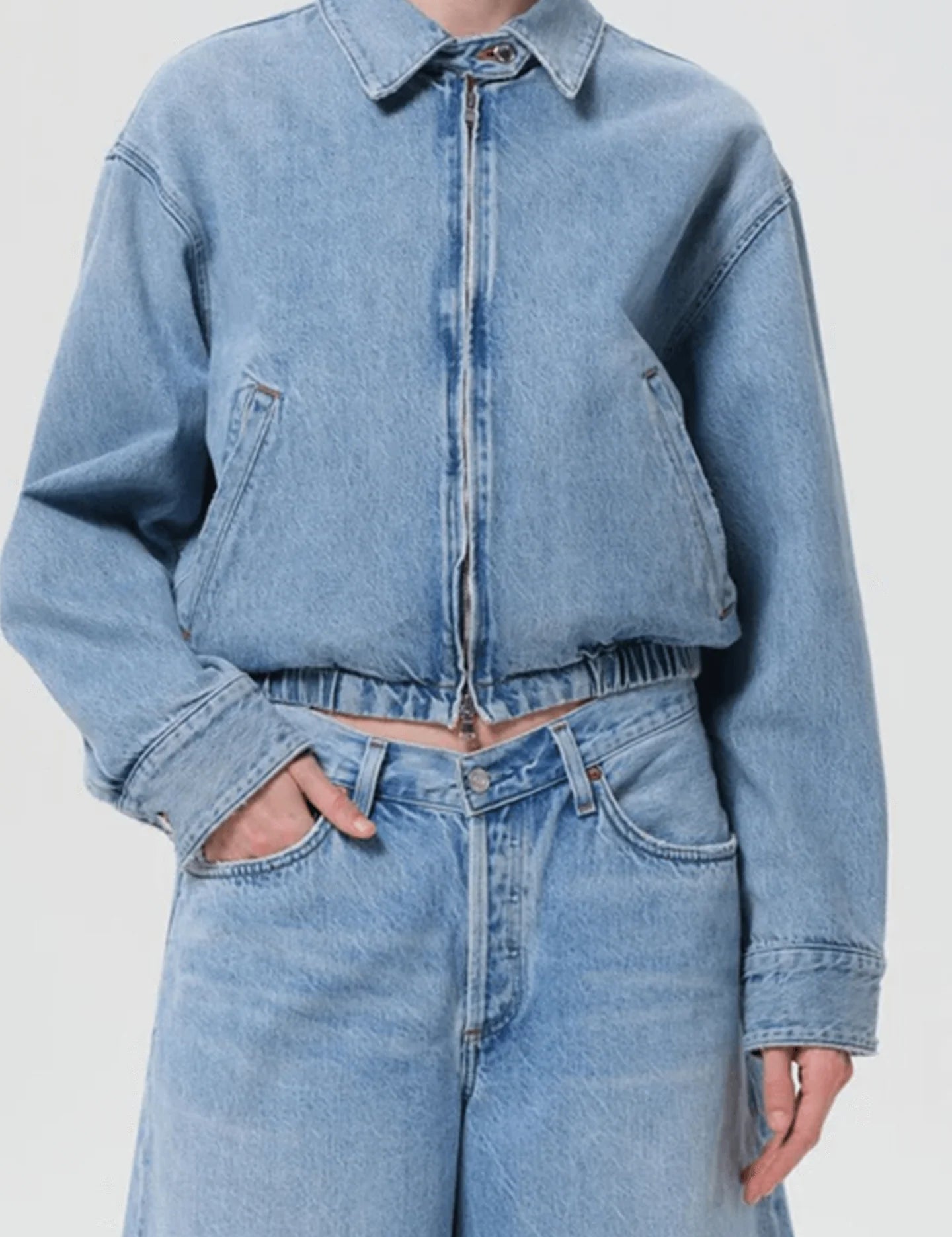 Nile Jacket in Space Blue AGOLDE