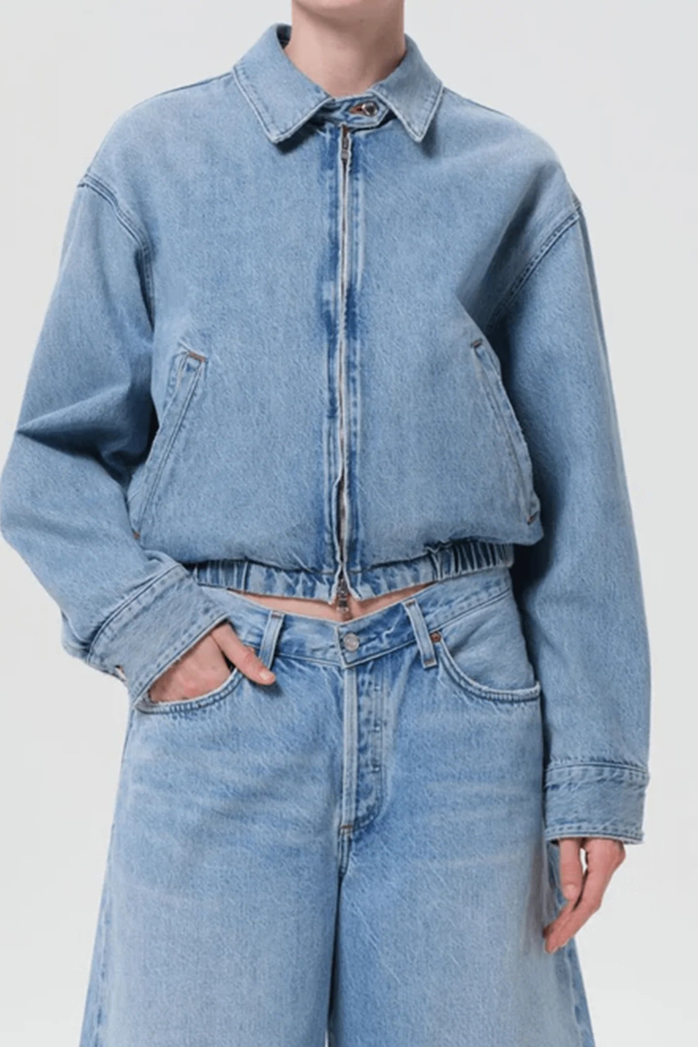 Nile Jacket in Space Blue AGOLDE