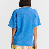 Mango Oversized Tee in Blue Maku