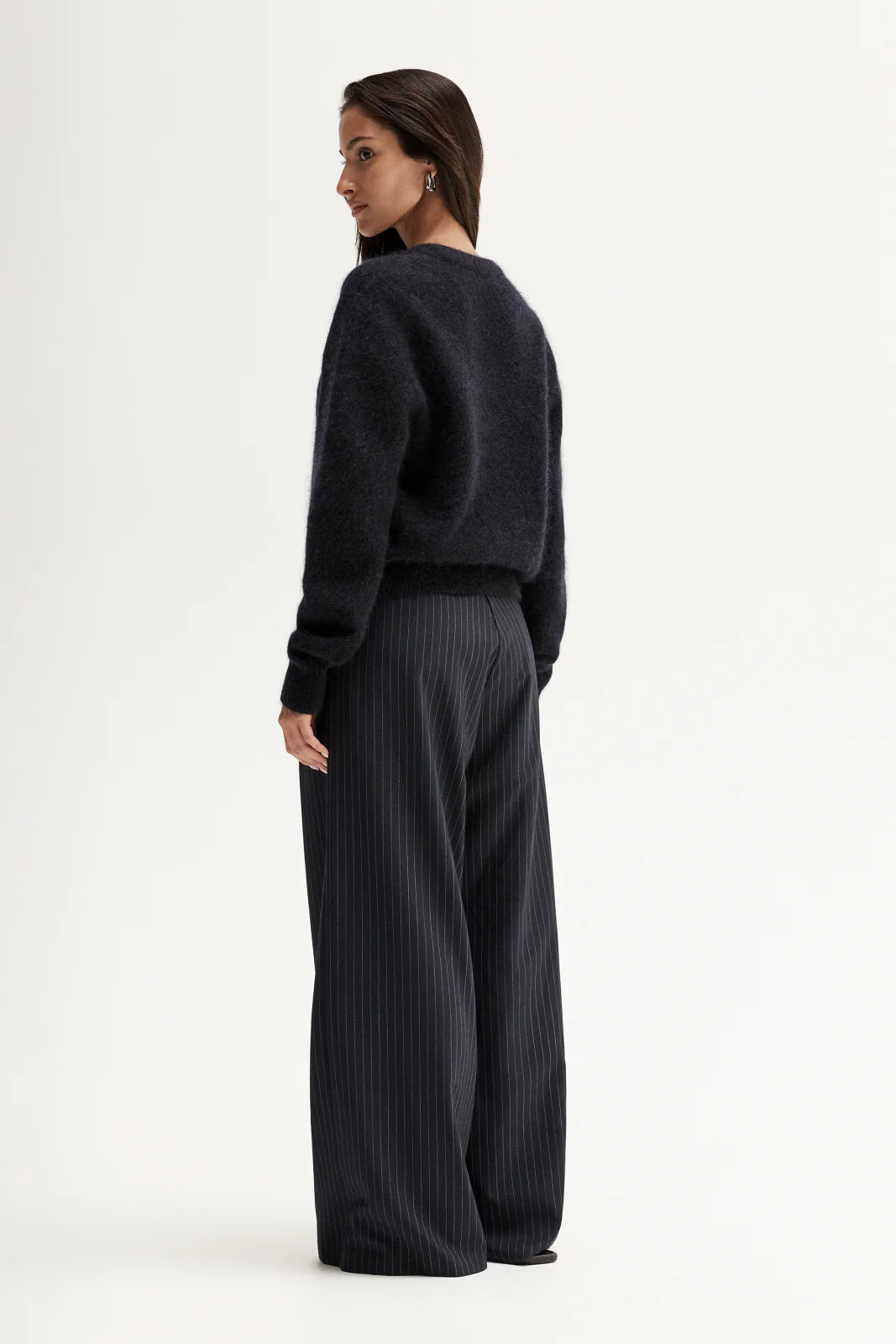 Abigail Knit Cardigan in Navy Elka Collective