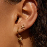 Palm Springs Earrings in Gold Arms of Eve