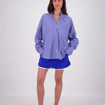 Mahalo Shirt in Blue Jasmine Alexa