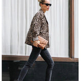 Flynn Jacket in Leopard Anine Bing