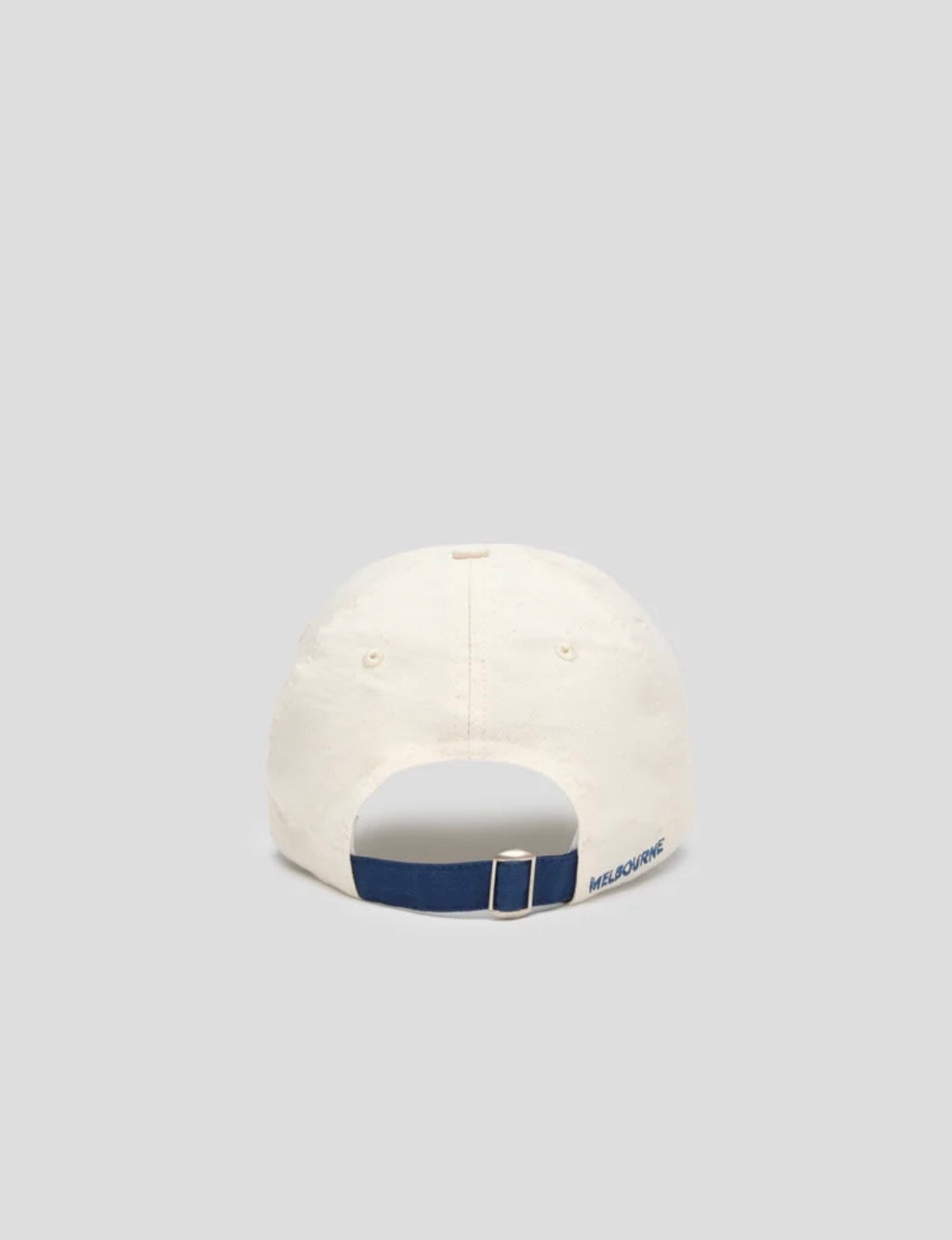 Woods Two Tone Cap in Ecru and Indigo Blue