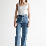 Odin Straight Leg Jean in Trinity Blue Elka Collective