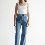 Odin Straight Leg Jean in Trinity Blue Elka Collective
