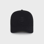 Jeremy Baseball Cap Framed Monogram in Black Anine Bing