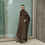 Hemingway Wool Coat in Khaki Viktoria + Woods