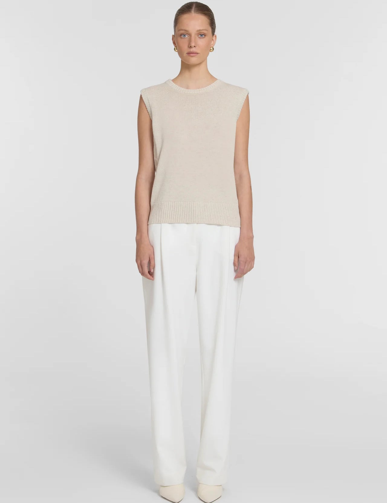 Ascendant Vest in Oat Marle Viktoria + Woods