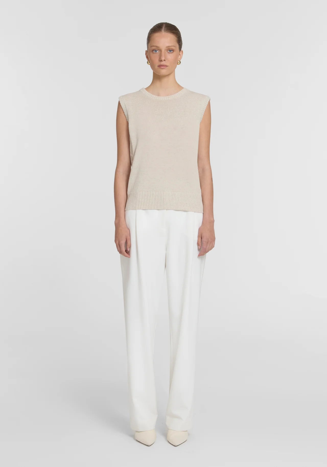 Ascendant Vest in Oat Marle Viktoria + Woods
