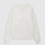 Miles White Leopard Sweatshirt ANINE BING