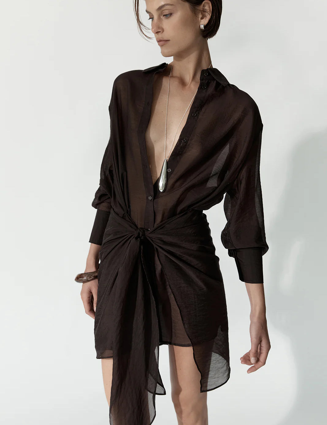 Sailor Dress in Chocolate Elka Collective