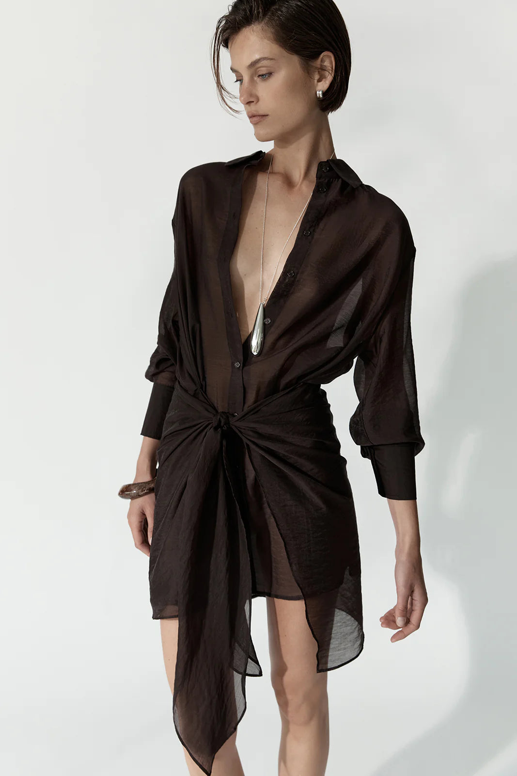 Sailor Dress in Chocolate Elka Collective