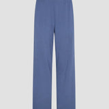 Wide leg double jersey pant in Midnight Blue Bassike