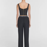 Ivanhoe Pant in Black Viktoria + Woods
