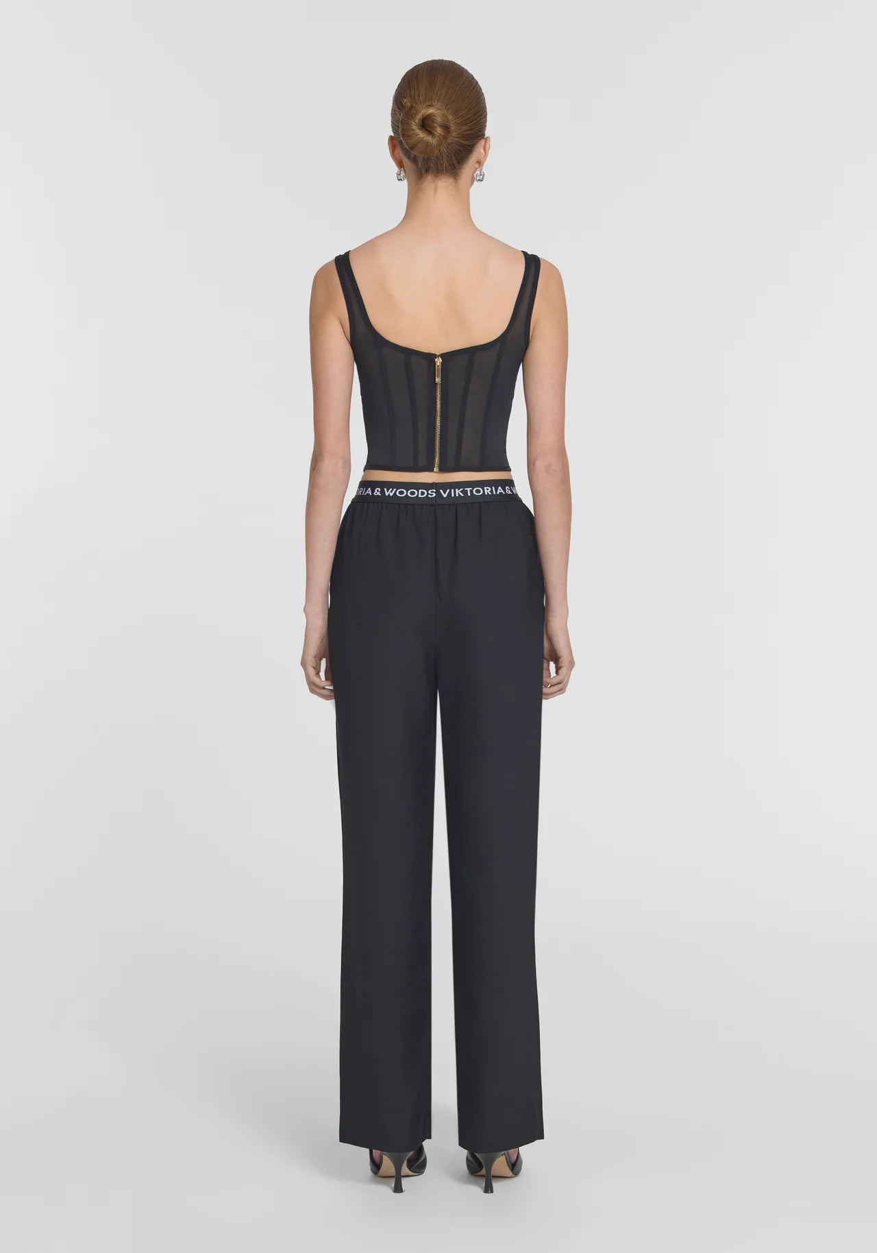 Ivanhoe Pant in Black Viktoria + Woods
