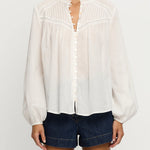 White cotton blouse by kivari clothlifestyleboutique