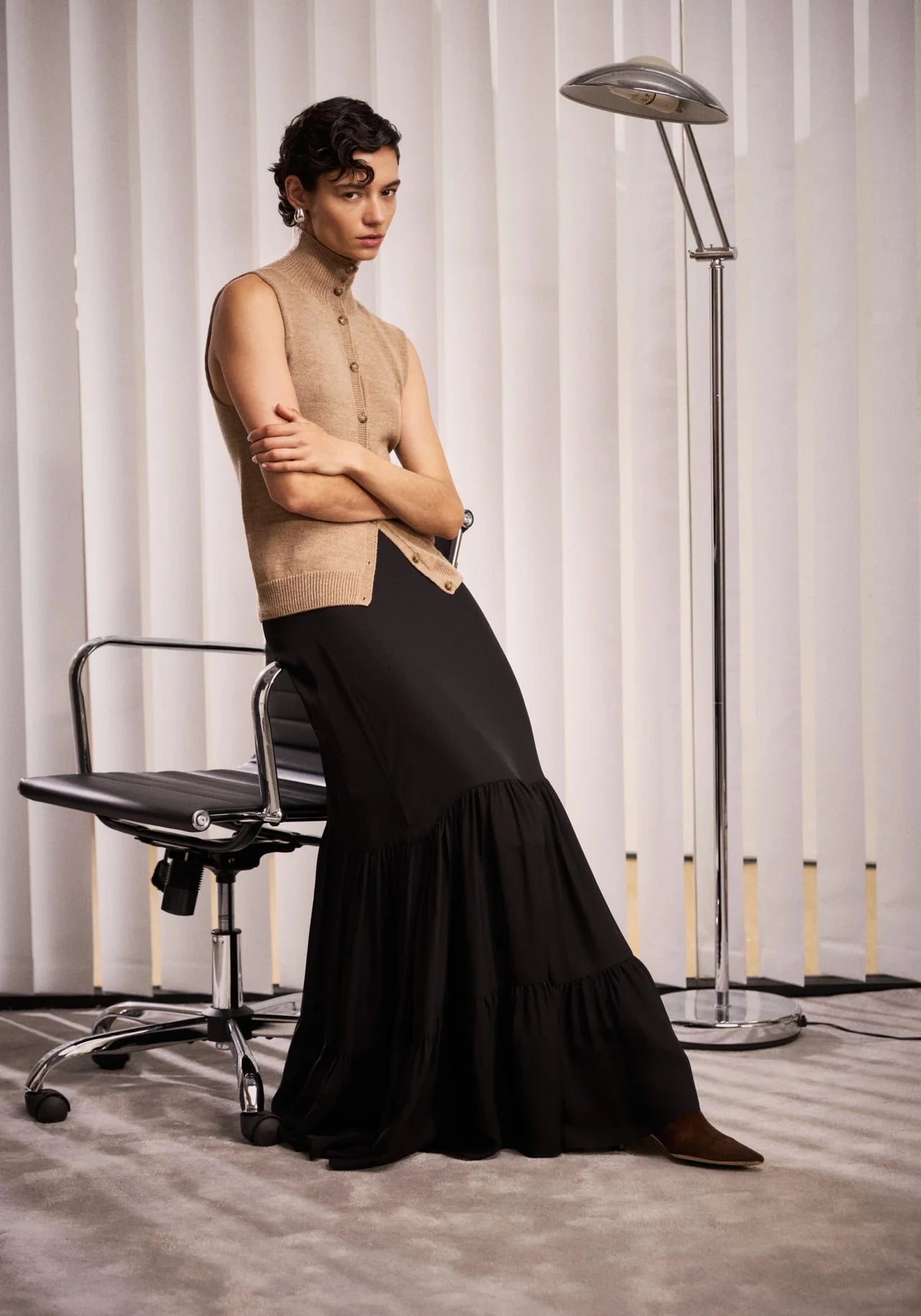 Dominic Vest in Wicker Marle Viktoria + Woods