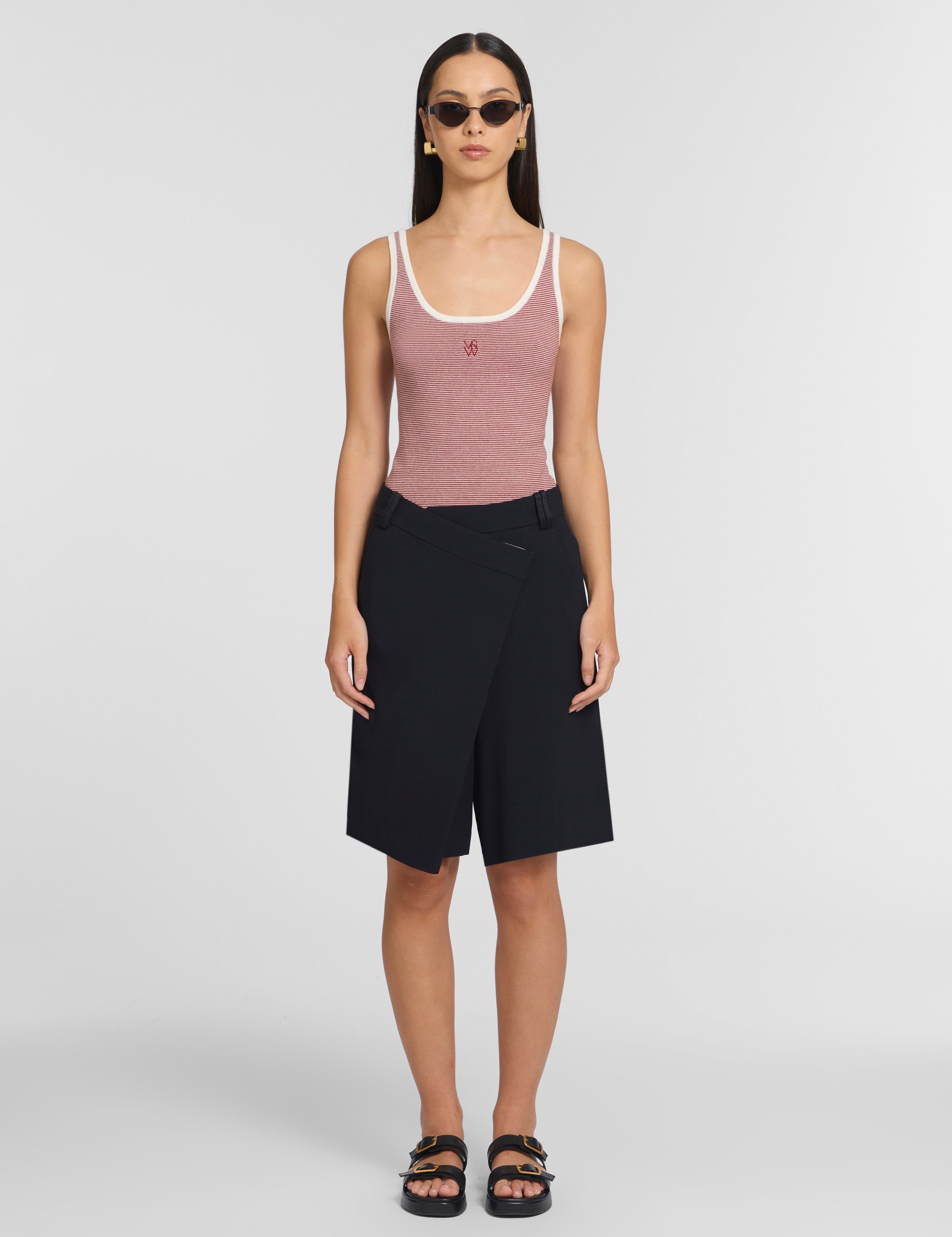 Chronicle Tank in Red Stripe Viktoria + Woods