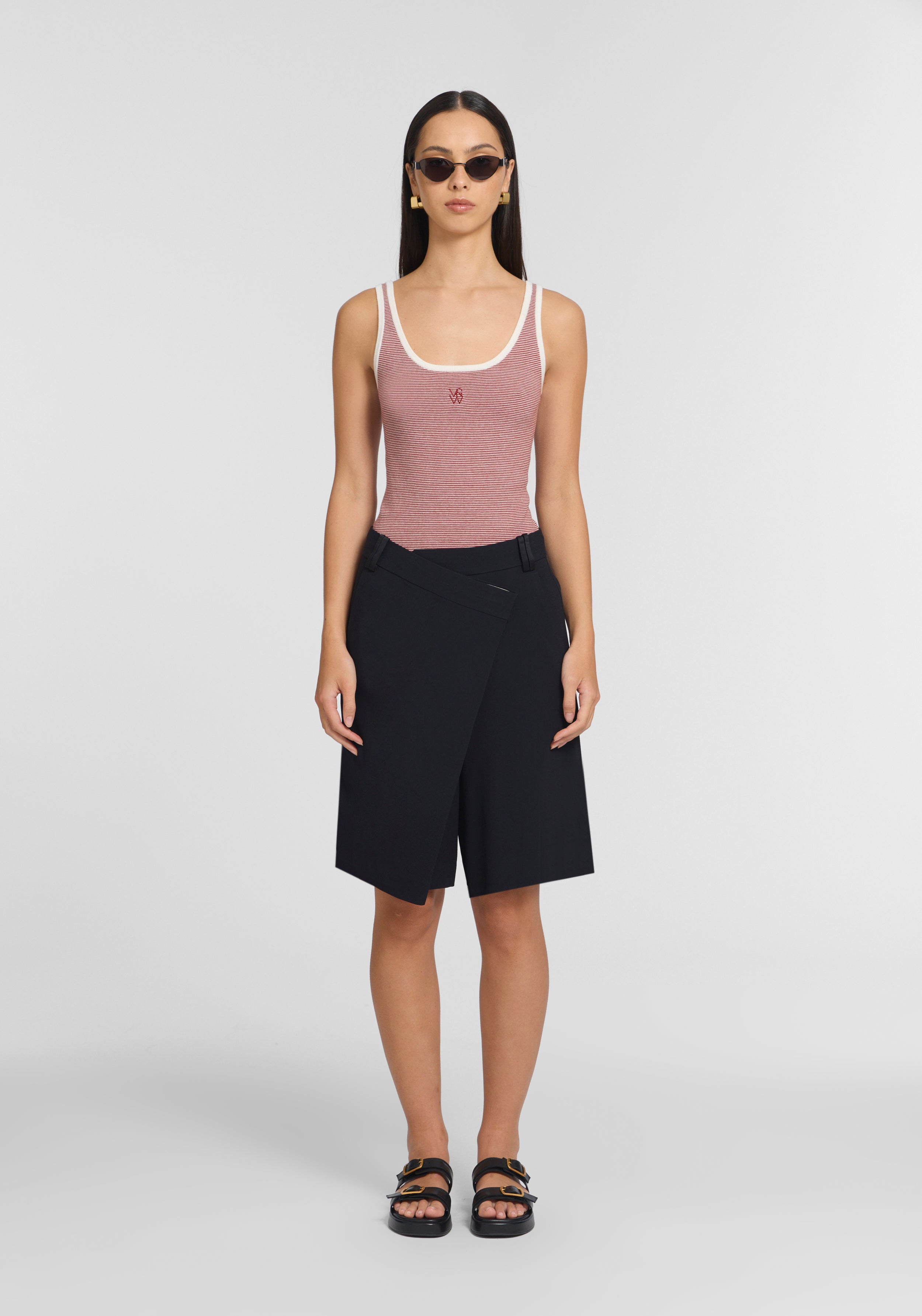 Chronicle Tank in Red Stripe Viktoria + Woods