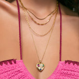 Bisou Heart Necklace Arms of Eve