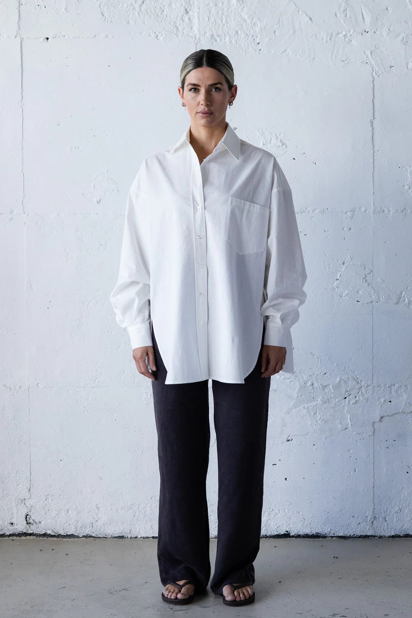 Bec Shirt in White Mabel