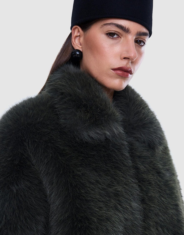 Daphne Faux Fur Bomber Ena Pelly