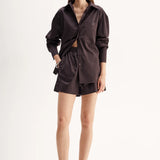 Austin Shirt in Chocolate Elka Collective