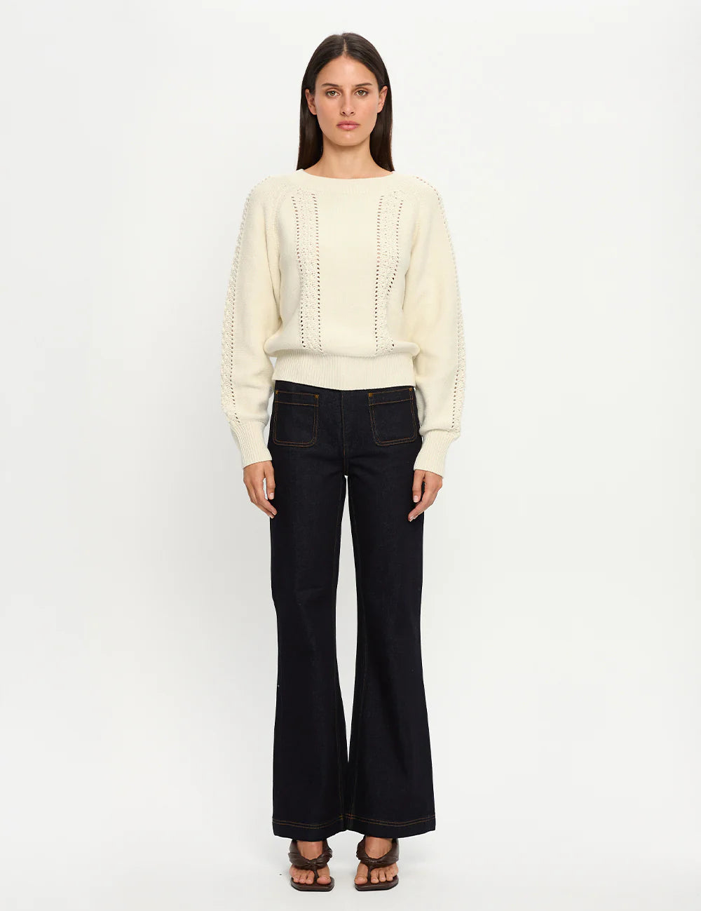 Tahlia Knit in Cream Kivari