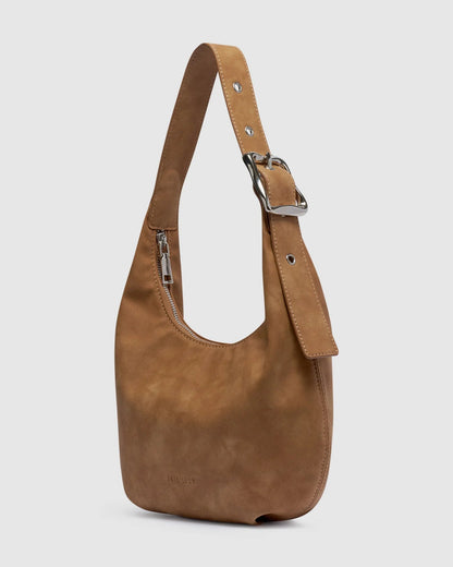 Everyday Croissant Bag in Caramel Nubuck