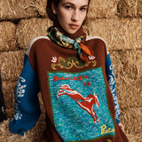 Lasso Patchwork Knit Sweater